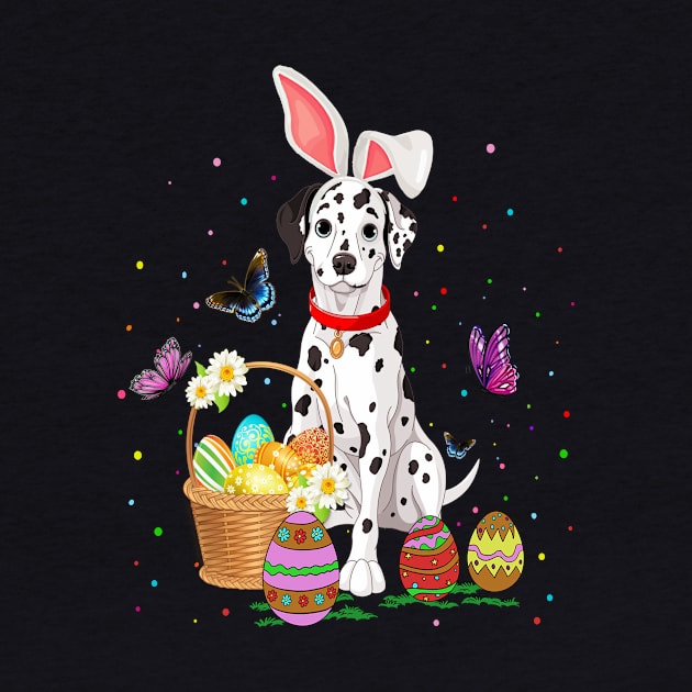 Easter Day Dalmatian Dog by Xamgi